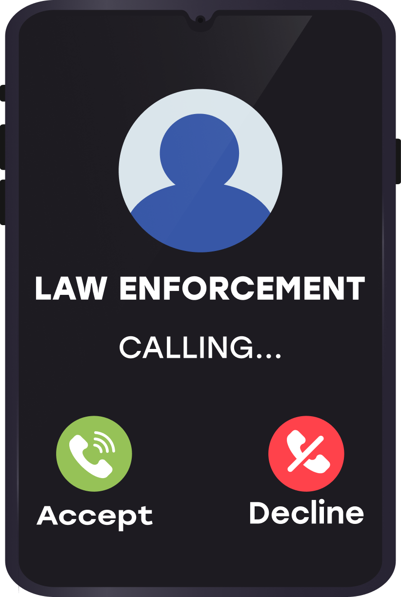 Phishing call illustration