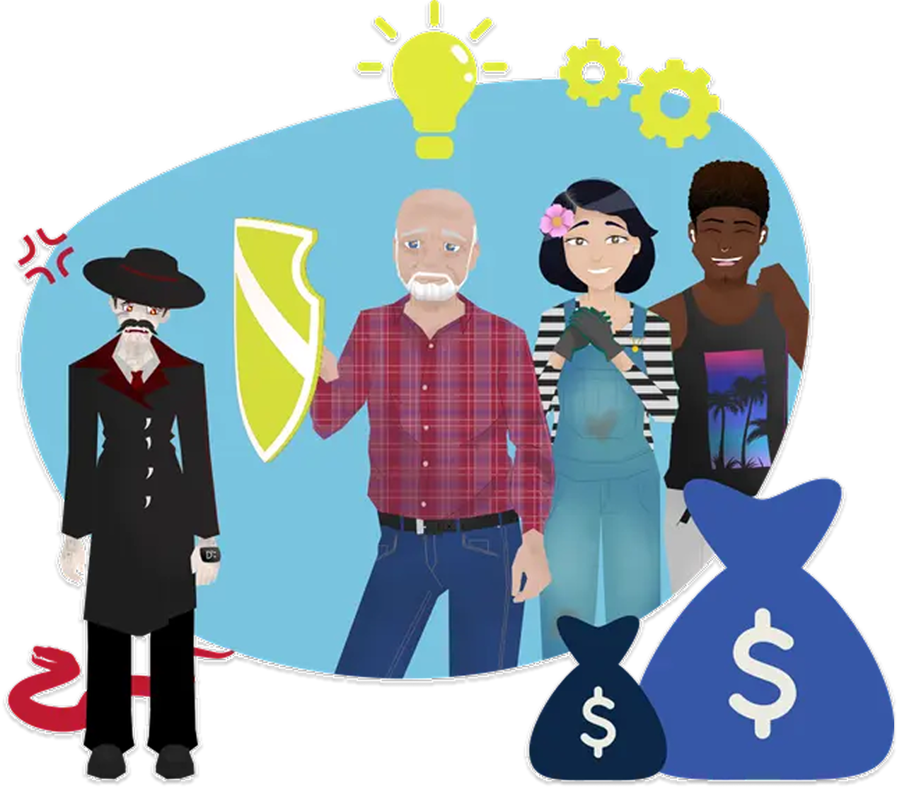 Progress tracking illustration