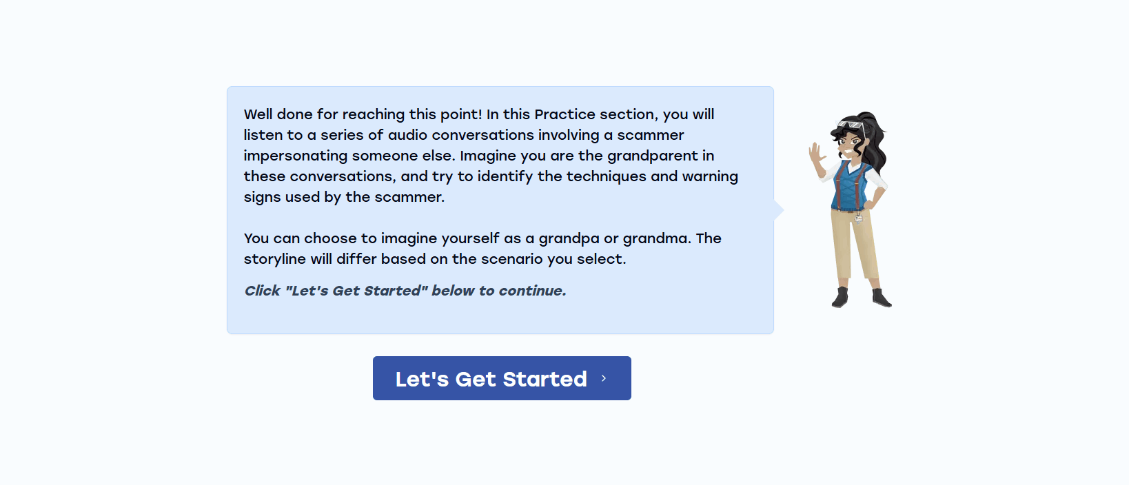 Grandparent scam phonecall under distress simulation preview