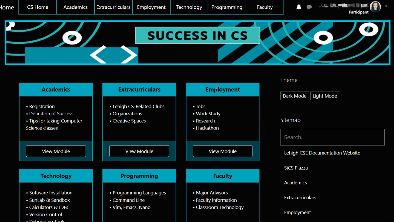 Lehigh University Computer Science Documentation Websites